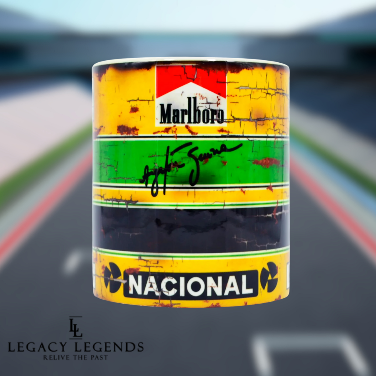 LL Mug Ayrton Senna Helmet