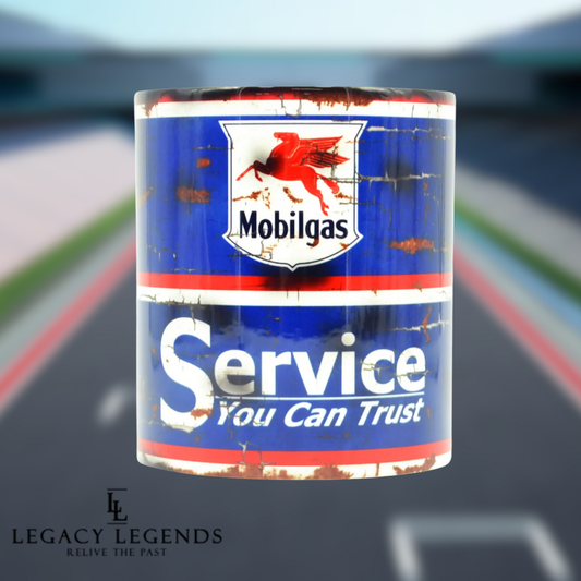 LL Mug Mobilgas Vintage Oil Service