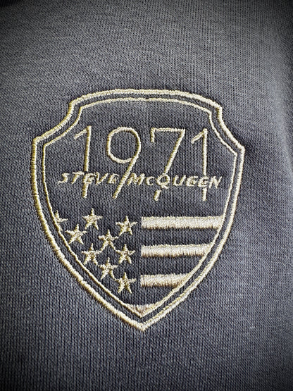 SMQ Sweat Zippé Capuche "Full Speed" - Gris