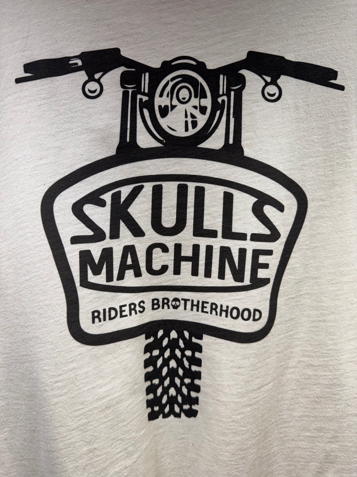 Skulls Machine Tee Shirt Print MOTO - RAW