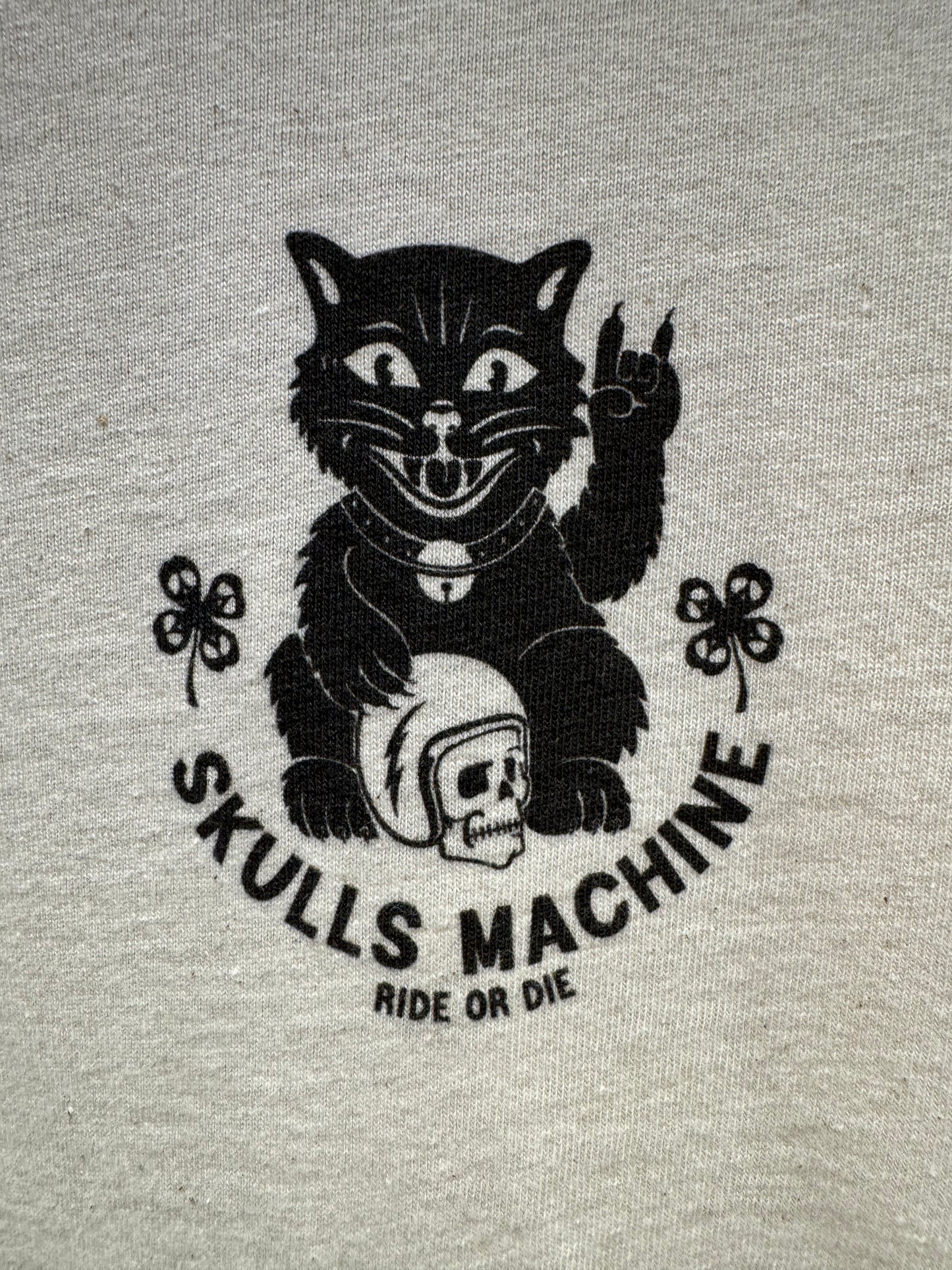 Skulls Machine Tee Shirt Print MOTO - RAW