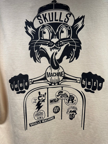 Skulls Machine Tee Shirt Print KULTE - Blossom -