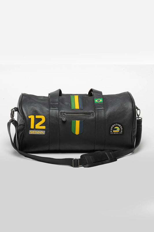Ayrton Senna Sac Cuir "Sao Paulo"