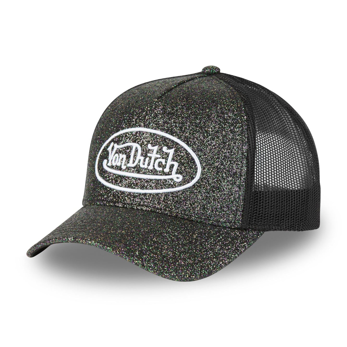 VD Casquette "Glitter" - Noir&Blanc Palleté