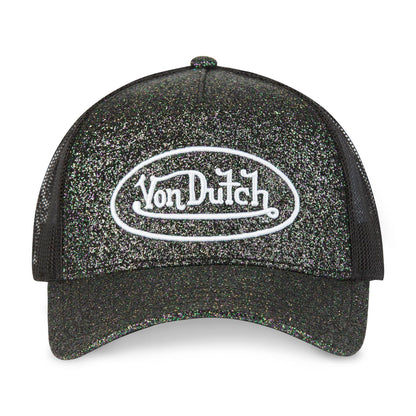 VD Casquette "Glitter" - Noir&Blanc Palleté
