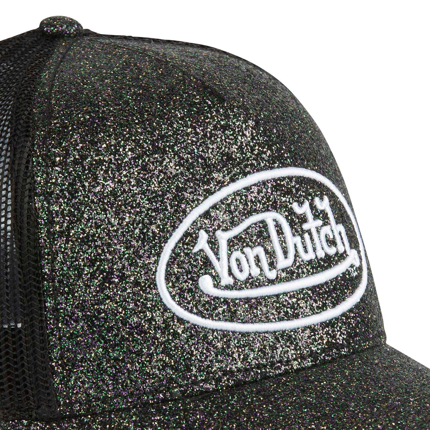 VD Casquette "Glitter" - Noir&Blanc Palleté
