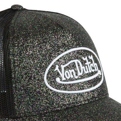 VD Casquette "Glitter" - Noir&Blanc Palleté