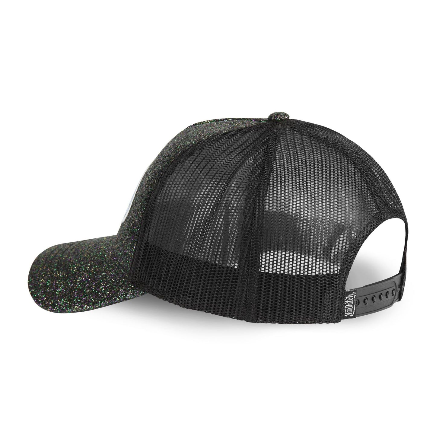 VD Casquette "Glitter" - Noir&Blanc Palleté