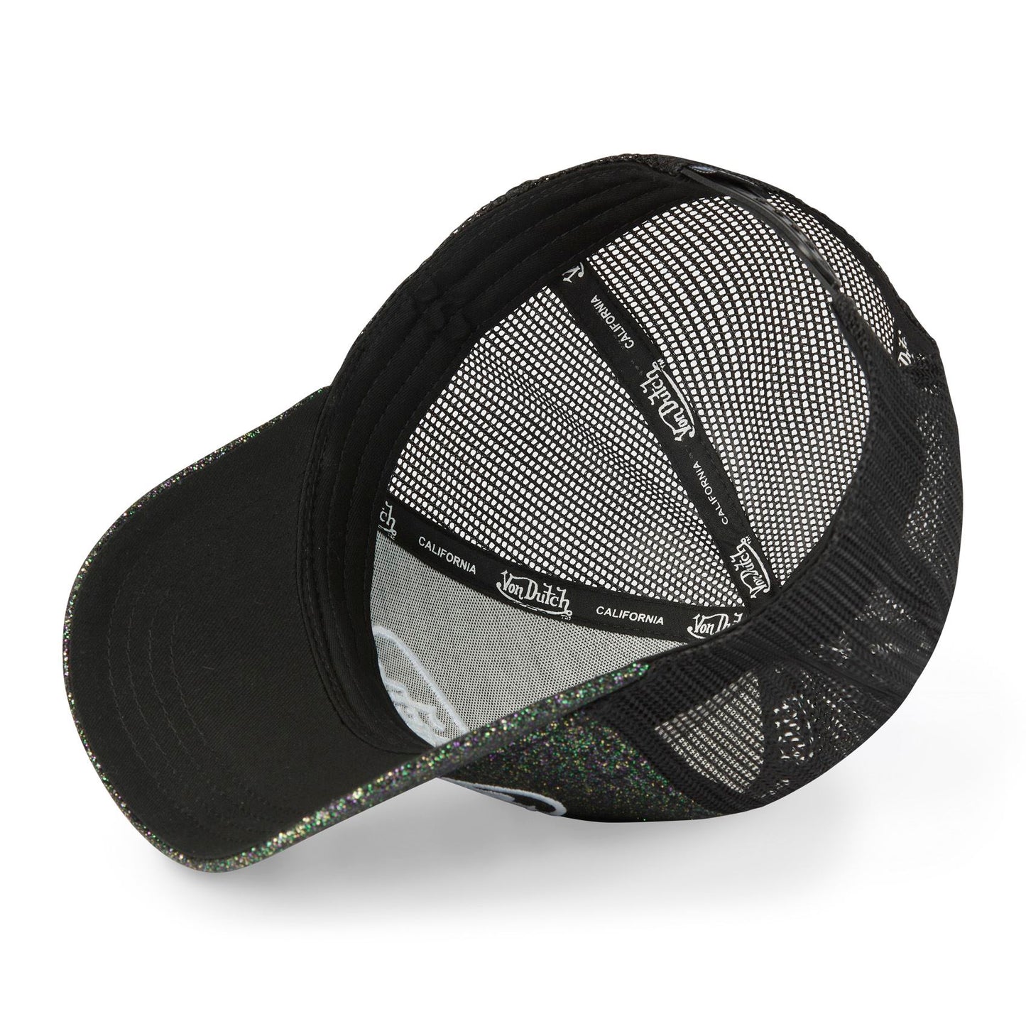 VD Casquette "Glitter" - Noir&Blanc Palleté