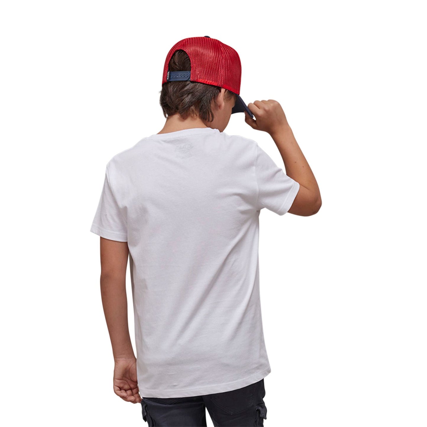VD T-Shirt Junior KRYS - Blanc/Noir (Exclu Web)