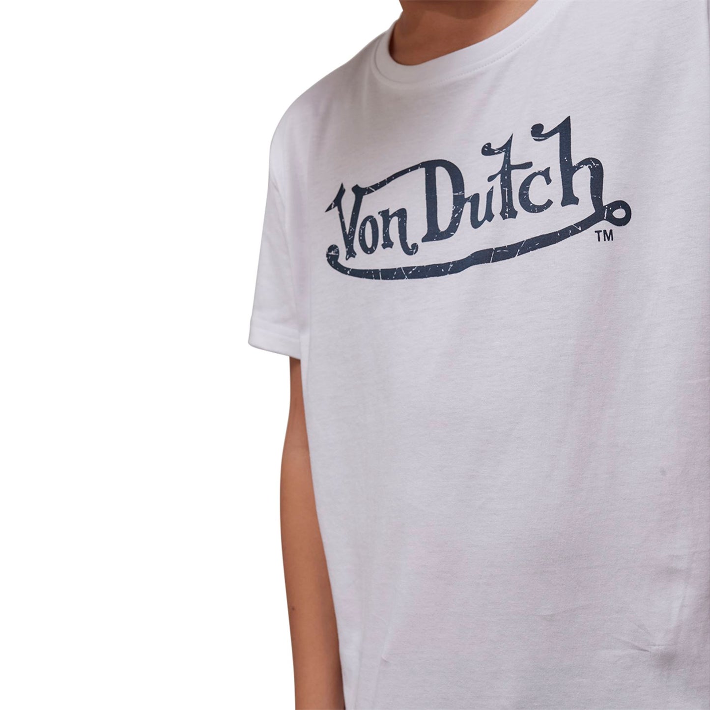 VD T-Shirt Junior KRYS - Blanc/Noir (Exclu Web)