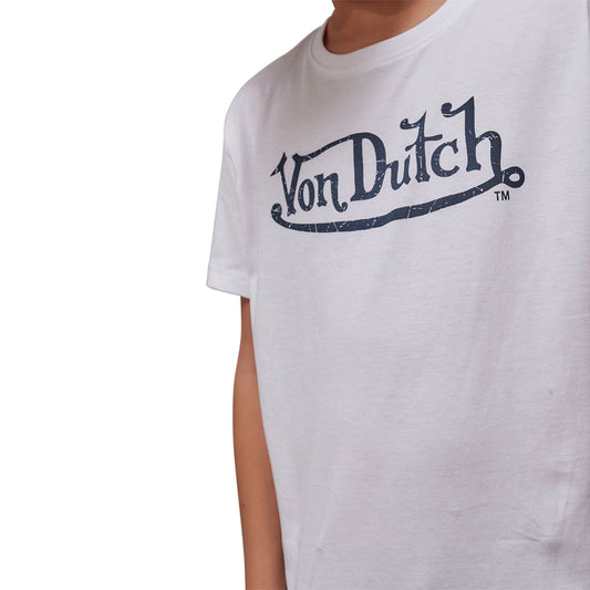 VD T-Shirt Junior KRYS - Blanc/Noir (Exclu Web)