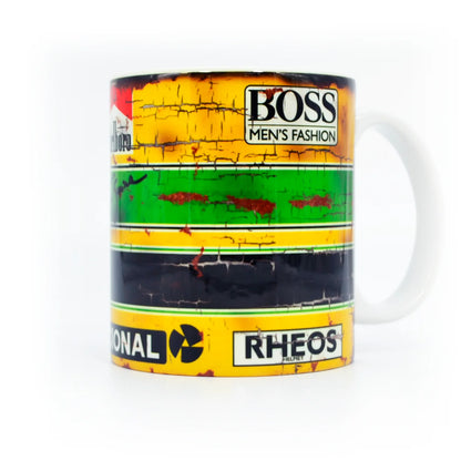 LL Mug Ayrton Senna Helmet
