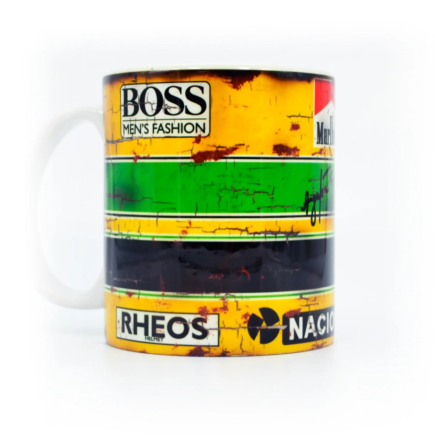 LL Mug Ayrton Senna Helmet