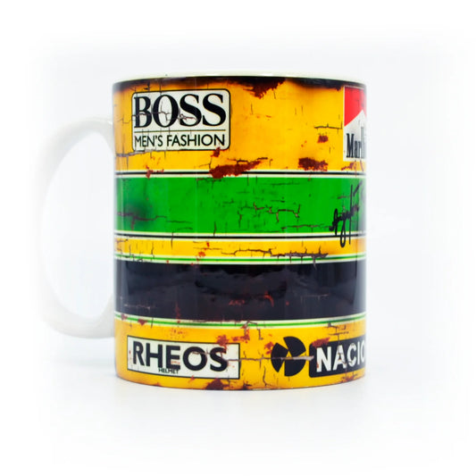 LL Mug Ayrton Senna Helmet