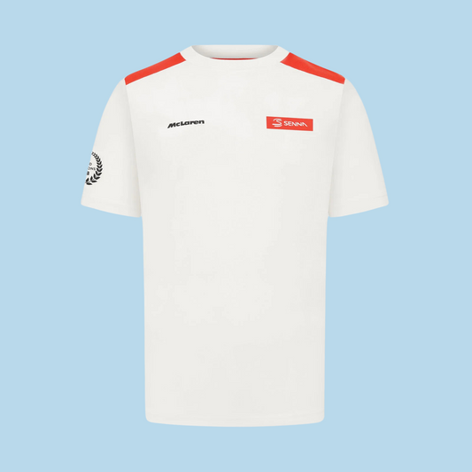 Ayrton Senna Tee Shirt MclarenF1 X Ayrton - Pau Motors Shop