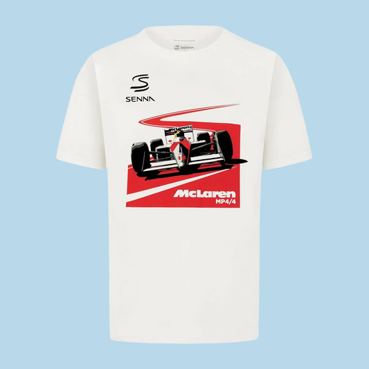 Ayrton Senna Tee Shirt MclarenF1 X Graphic - Pau Motors Shop