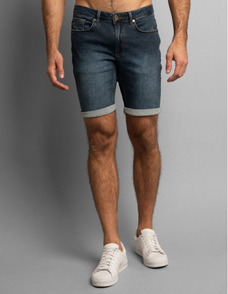 Delahaye Bermuda Denim - Double Stone