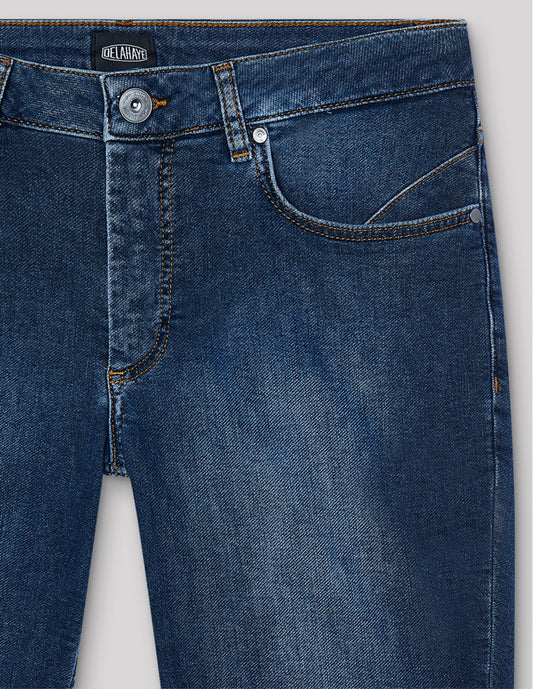 Delahaye Bermuda Denim - Double Stone