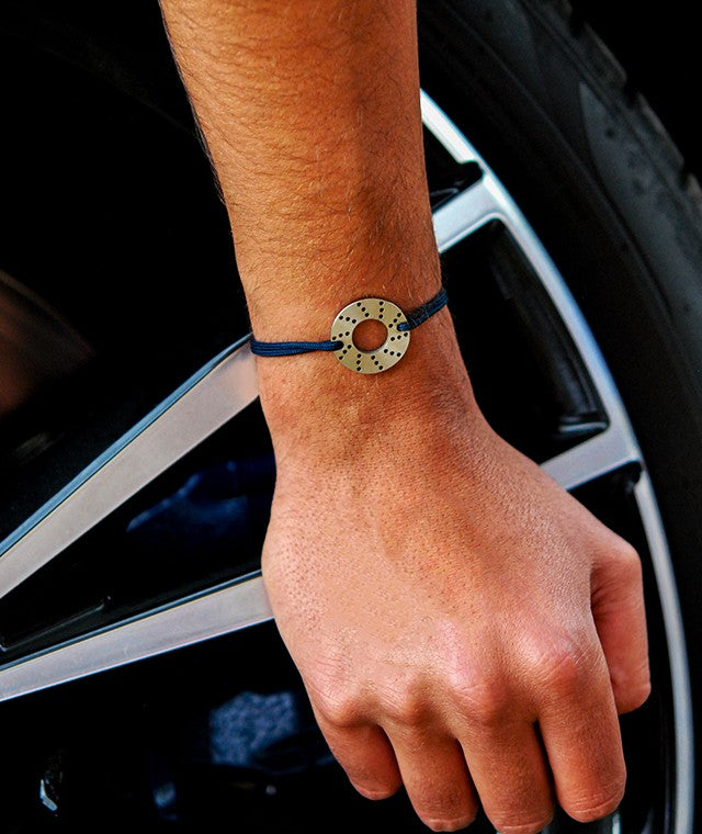 B.R.M Bracelet "Brake" - Titane Gris - Pau Motors Shop