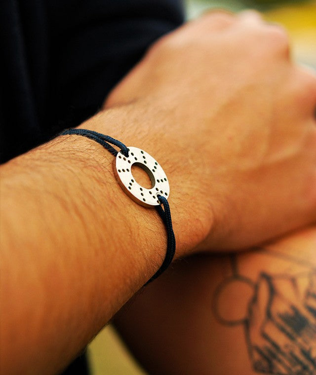 B.R.M Bracelet "Brake" - Titane Gris - Pau Motors Shop