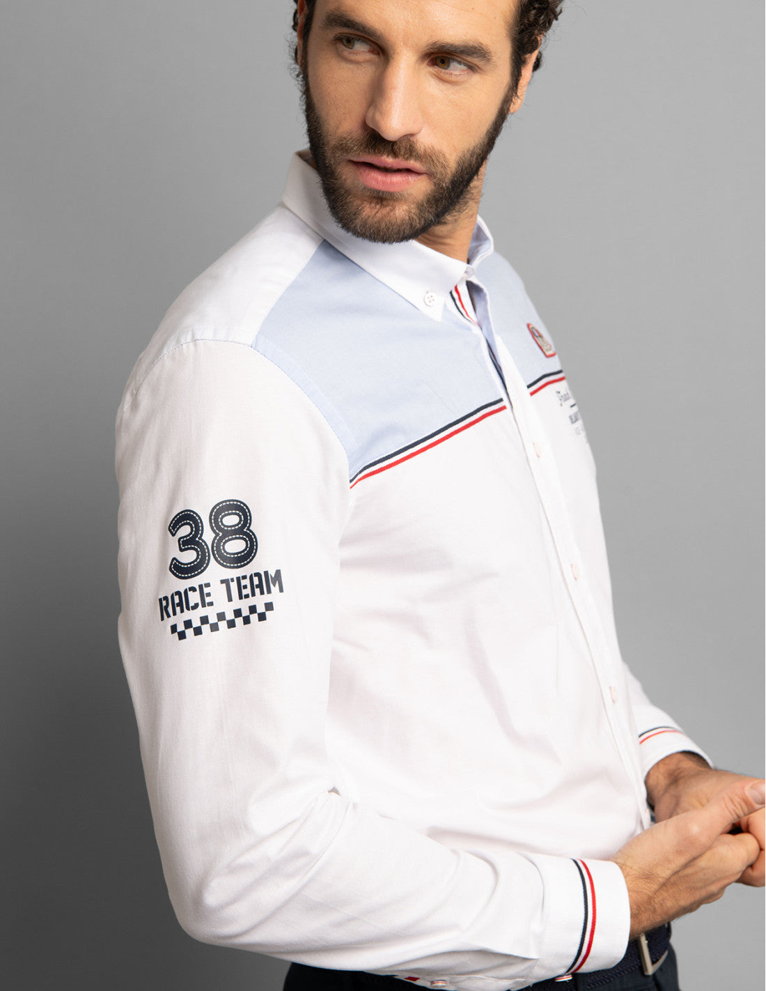 Delahaye Chemise ML CANCHE - Blanc
