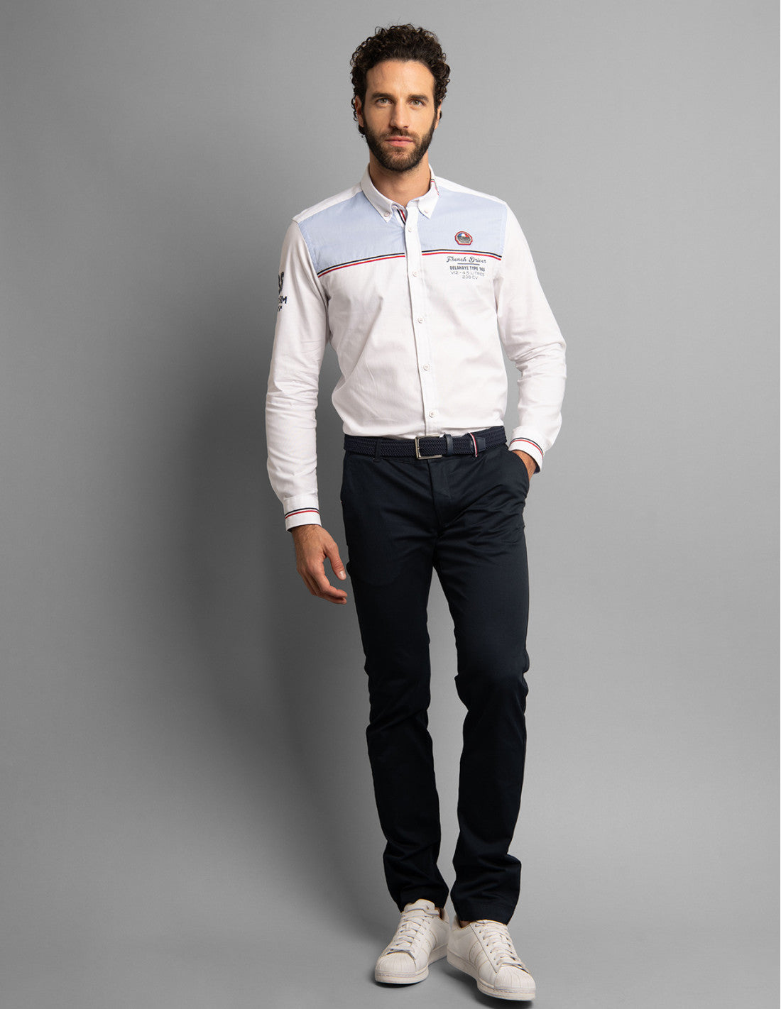 Delahaye Chemise ML CANCHE - Blanc