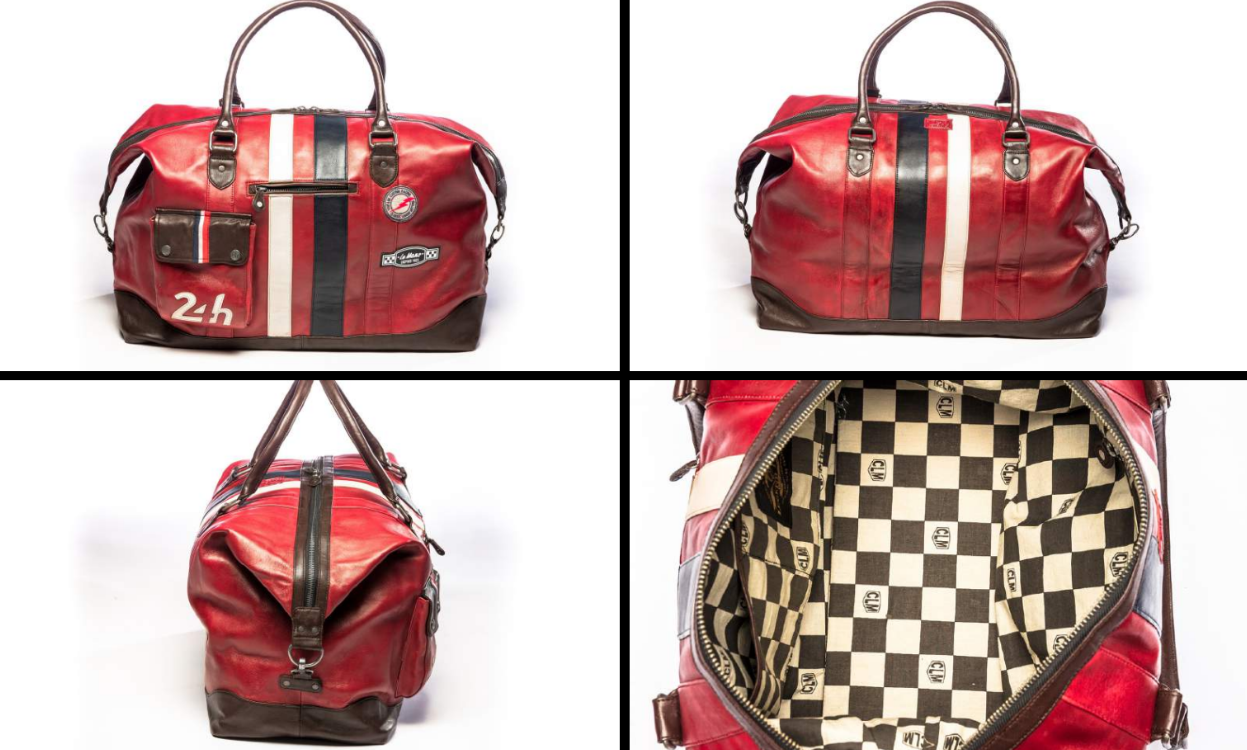 Sac Cuir 24H Le Mans 72H SHEEP CROWN 2 Coloris - Pau Motors Shop