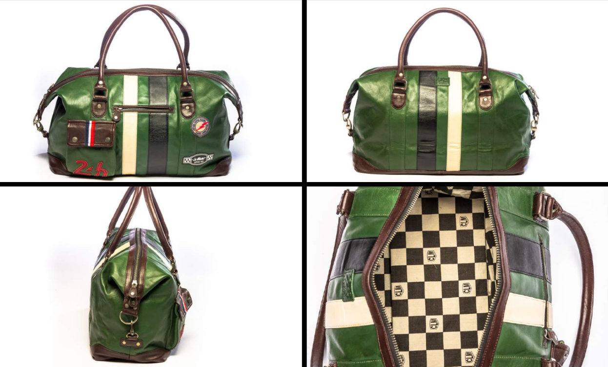 Sac Cuir 24H Le Mans 72H SHEEP CROWN 2 Coloris - Pau Motors Shop