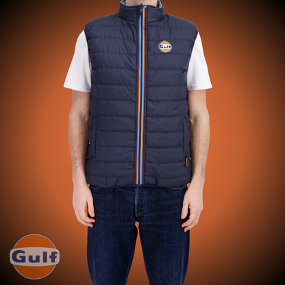 Gulf REVERSO BODYWARMER - Bleu Gulf/Bleu Marine - Pau Motors Shop