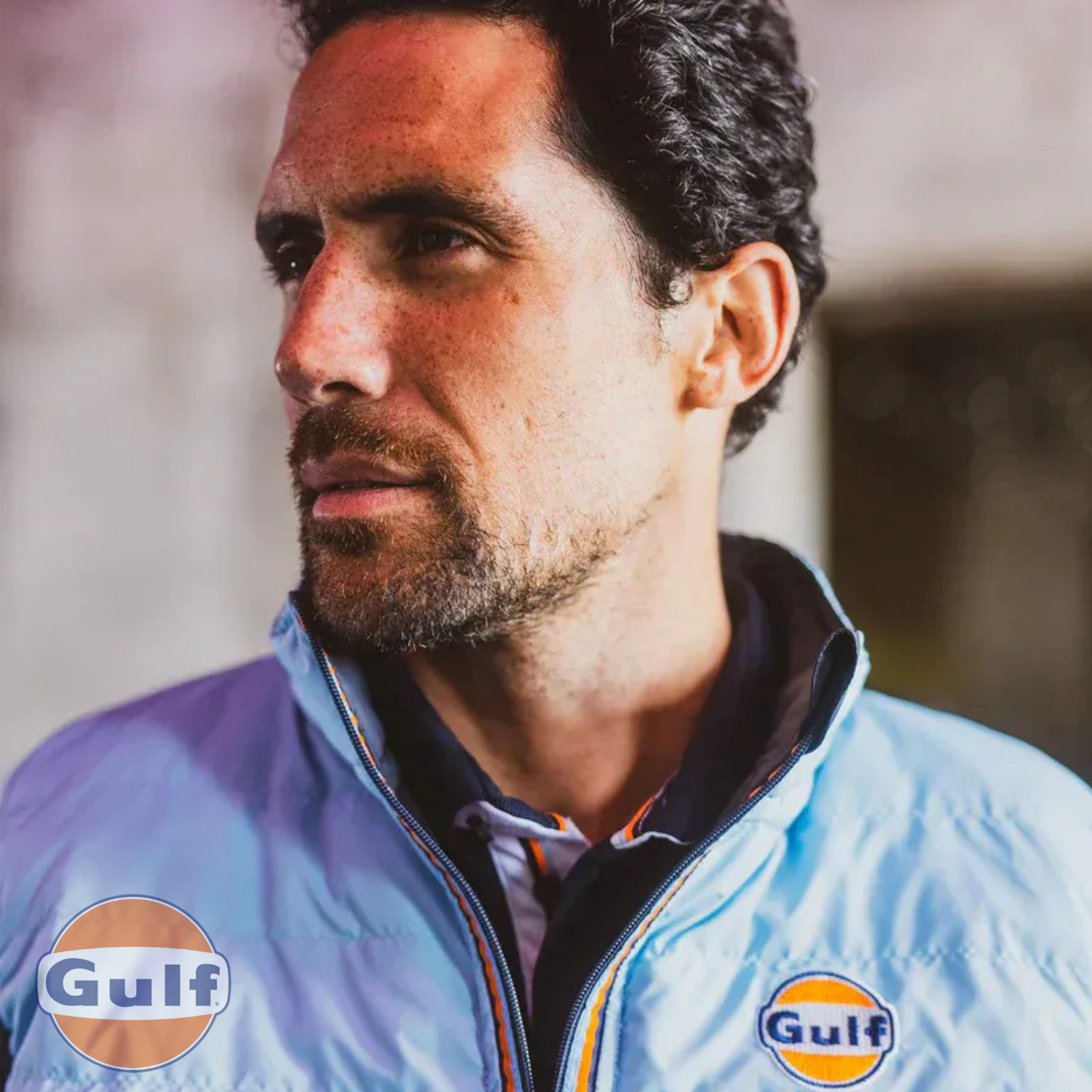 Gulf REVERSO BODYWARMER - Bleu Gulf/Bleu Marine - Pau Motors Shop