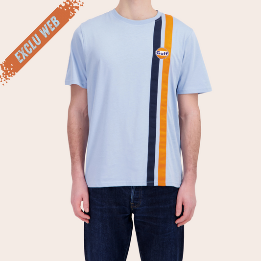 Gulf Tee Shirt TIMELESS HISTORY - Light Blue
