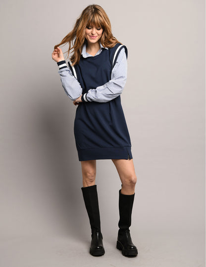 Lady Delahaye Robe - Marine - Pau Motors Shop