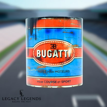 LL Mug Bugatti Vintage Oil - Pau Motors Shop