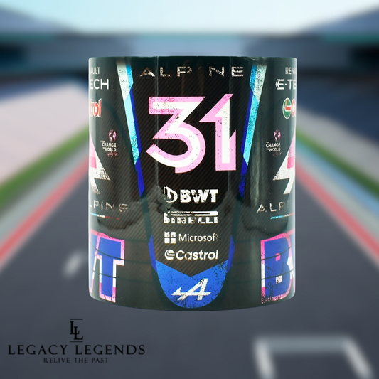 LL Mug Esteban Ocon 2024 Alpine F1 Team #31 - Pau Motors Shop