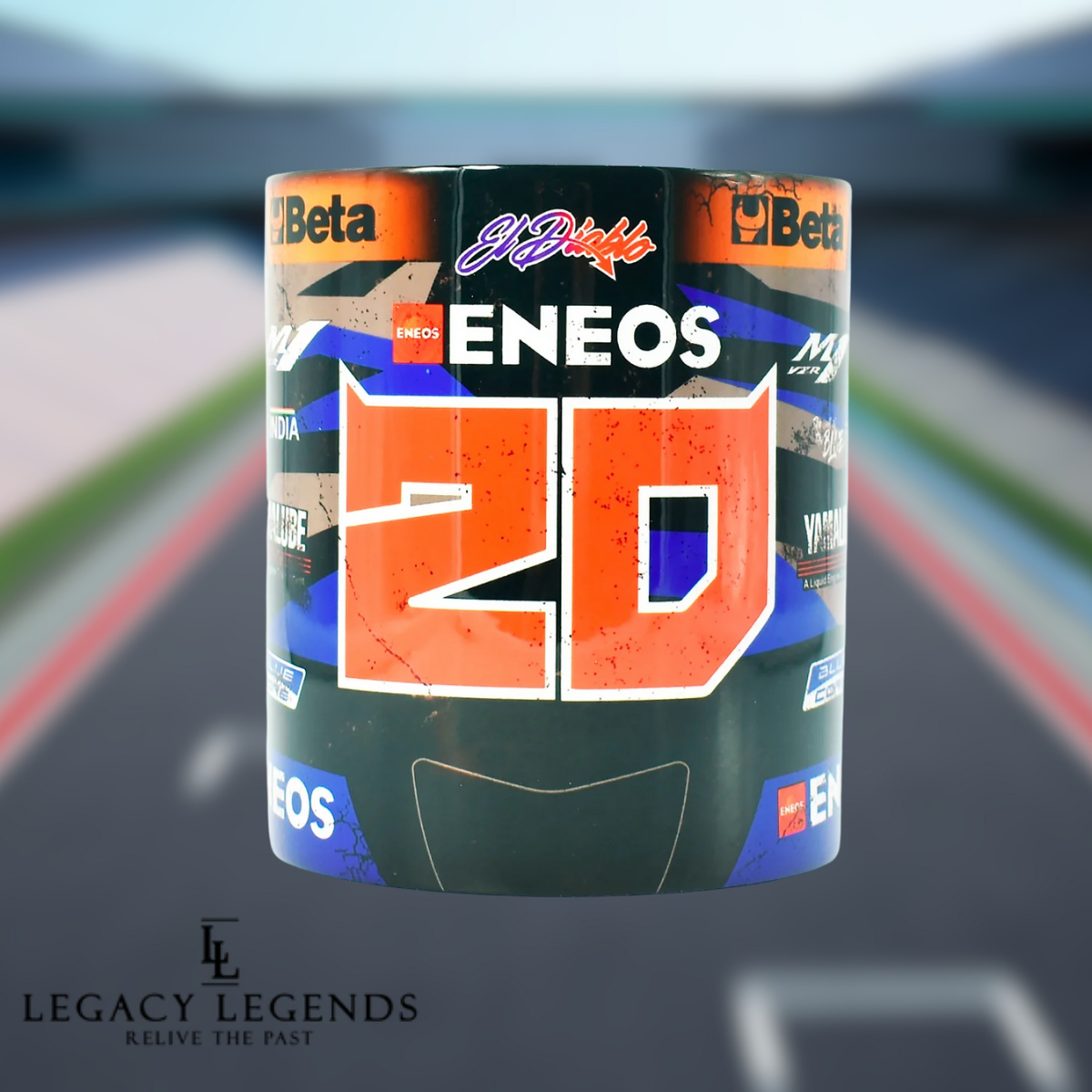 LL Mug Fabio Quartararo Yamaha #20 - Pau Motors Shop