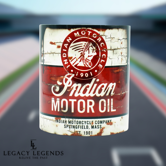 LL Mug Indian Motor Oil - Pau Motors Shop