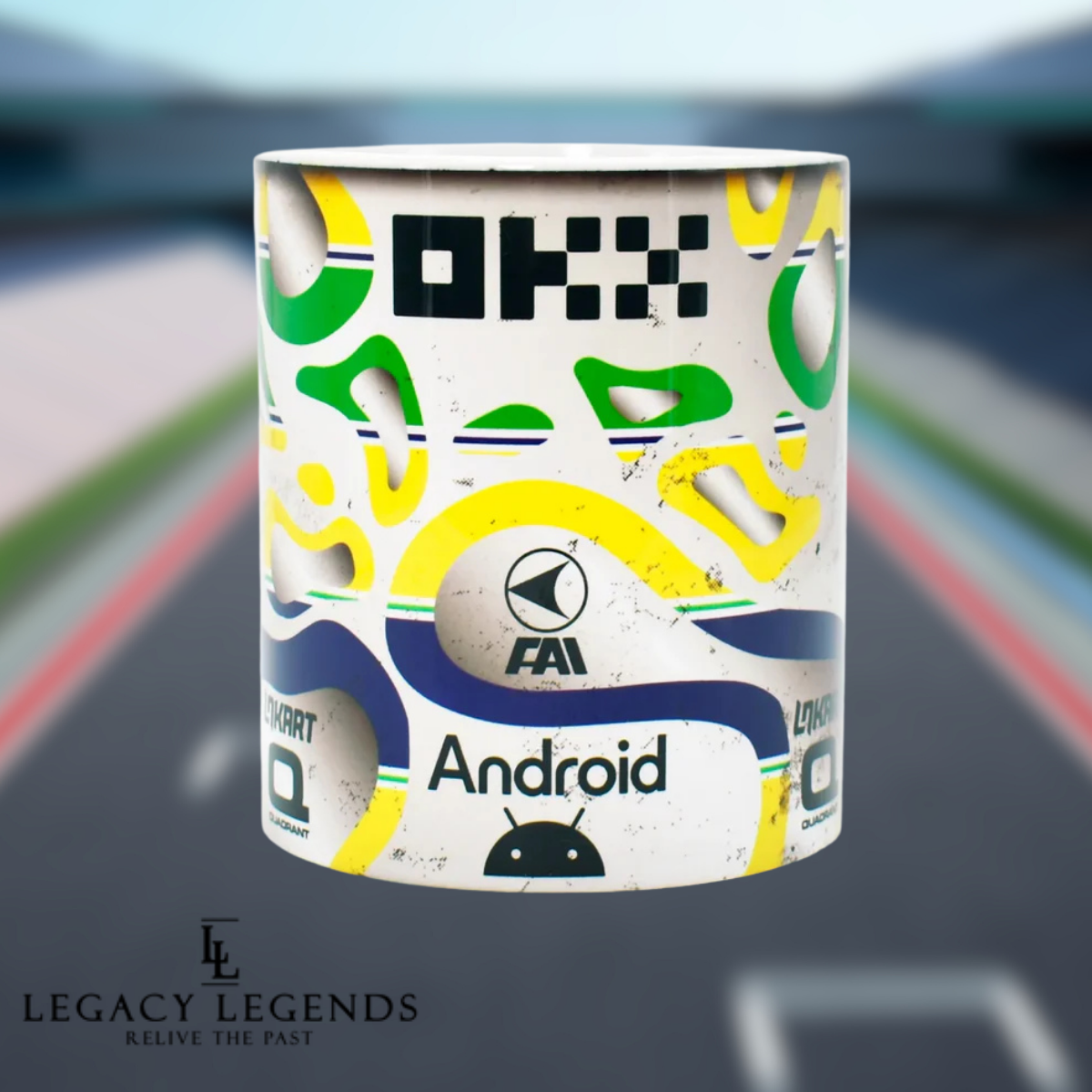 LL Mug Norris Senna Helmet Limited Edition - Pau Motors Shop