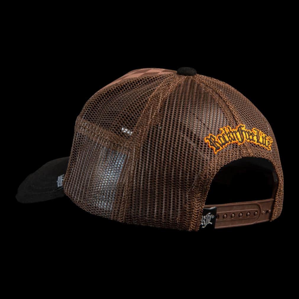 RFL Casquette BROWN ON BLACK - Pau Motors Shop