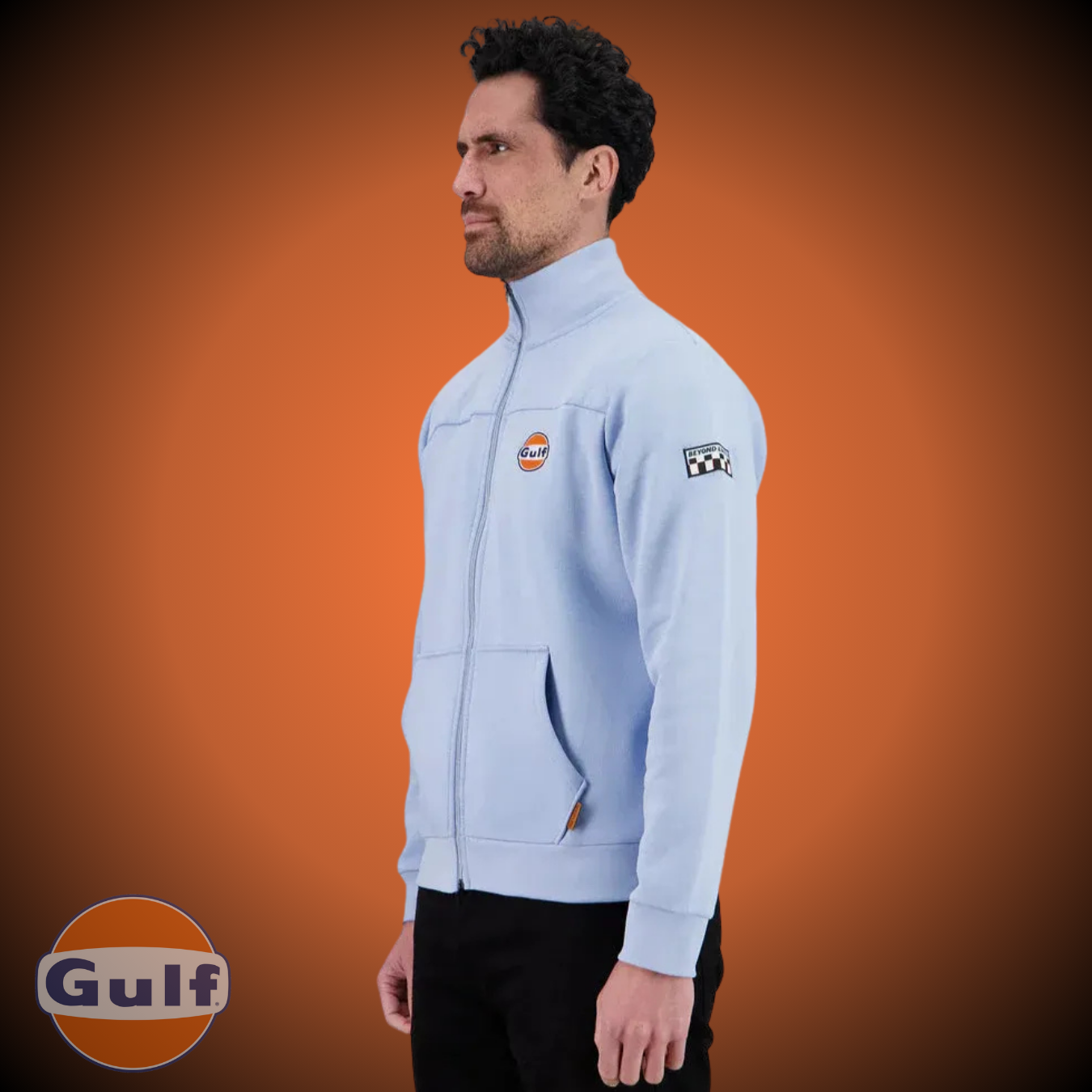 Gulf Veste "Trackjacket Classic" - Bleu Ciel