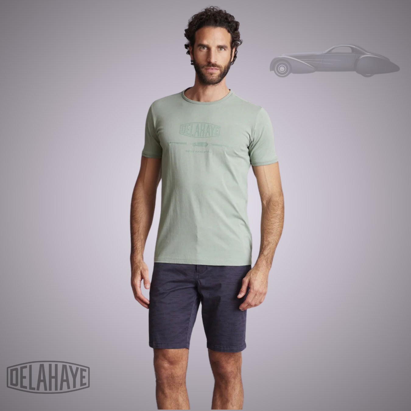 Delahaye Tee Shirt "Lovusantu" - Sauge Jusqu'au 4XL