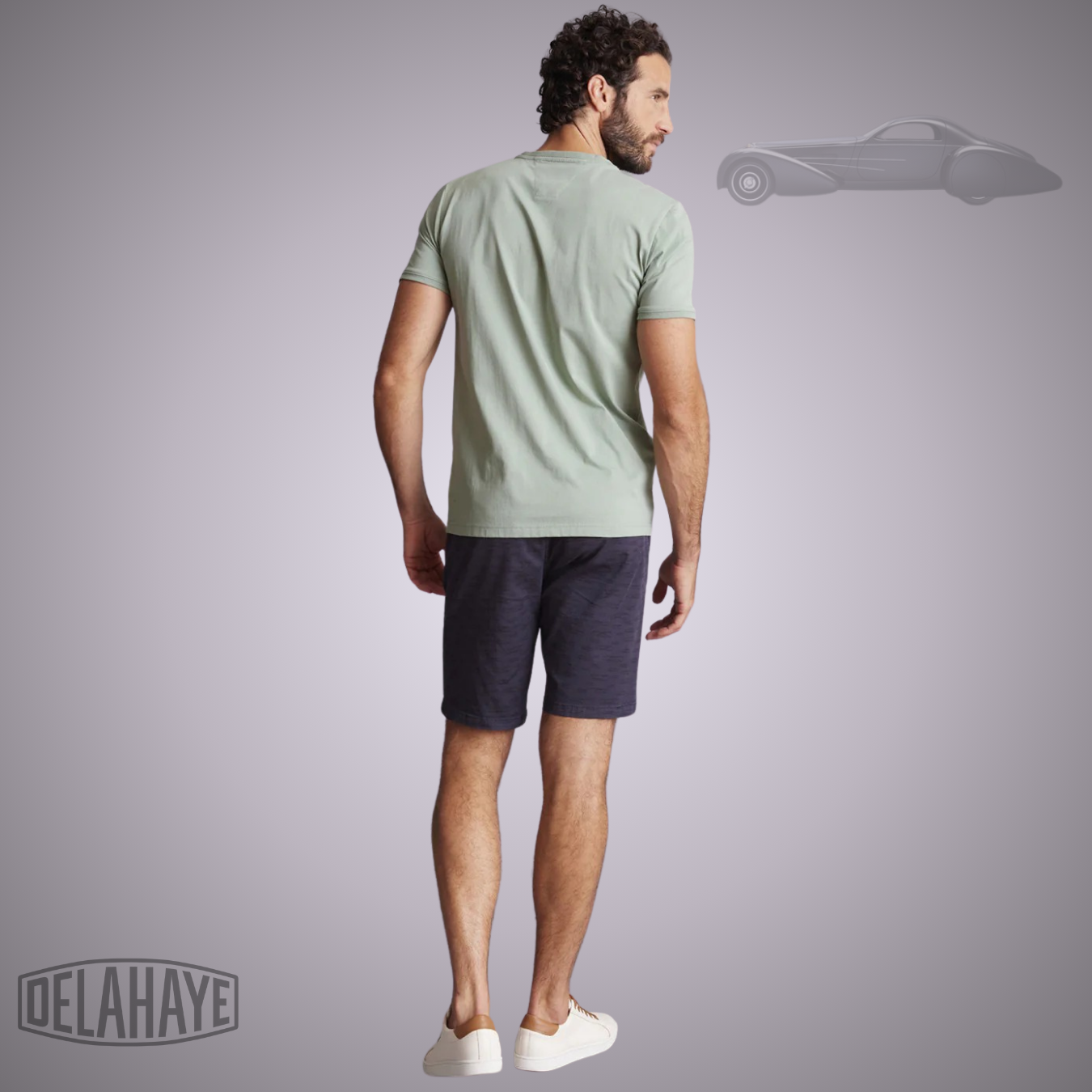 Delahaye Tee Shirt "Lovusantu" - Sauge Jusqu'au 4XL