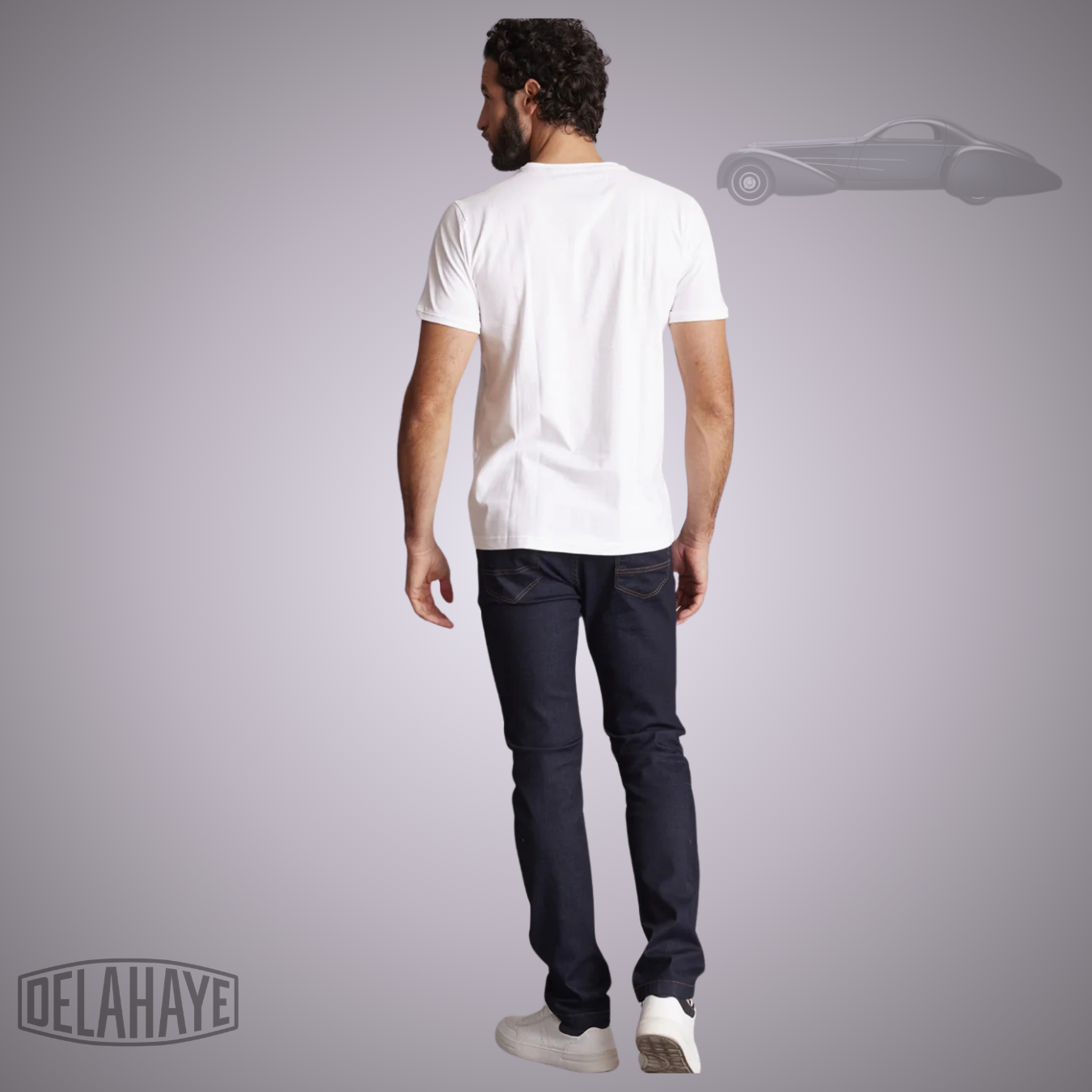 Delahaye Tee Shirt "Lovusantu" - Blanc Jusqu'au 4XL