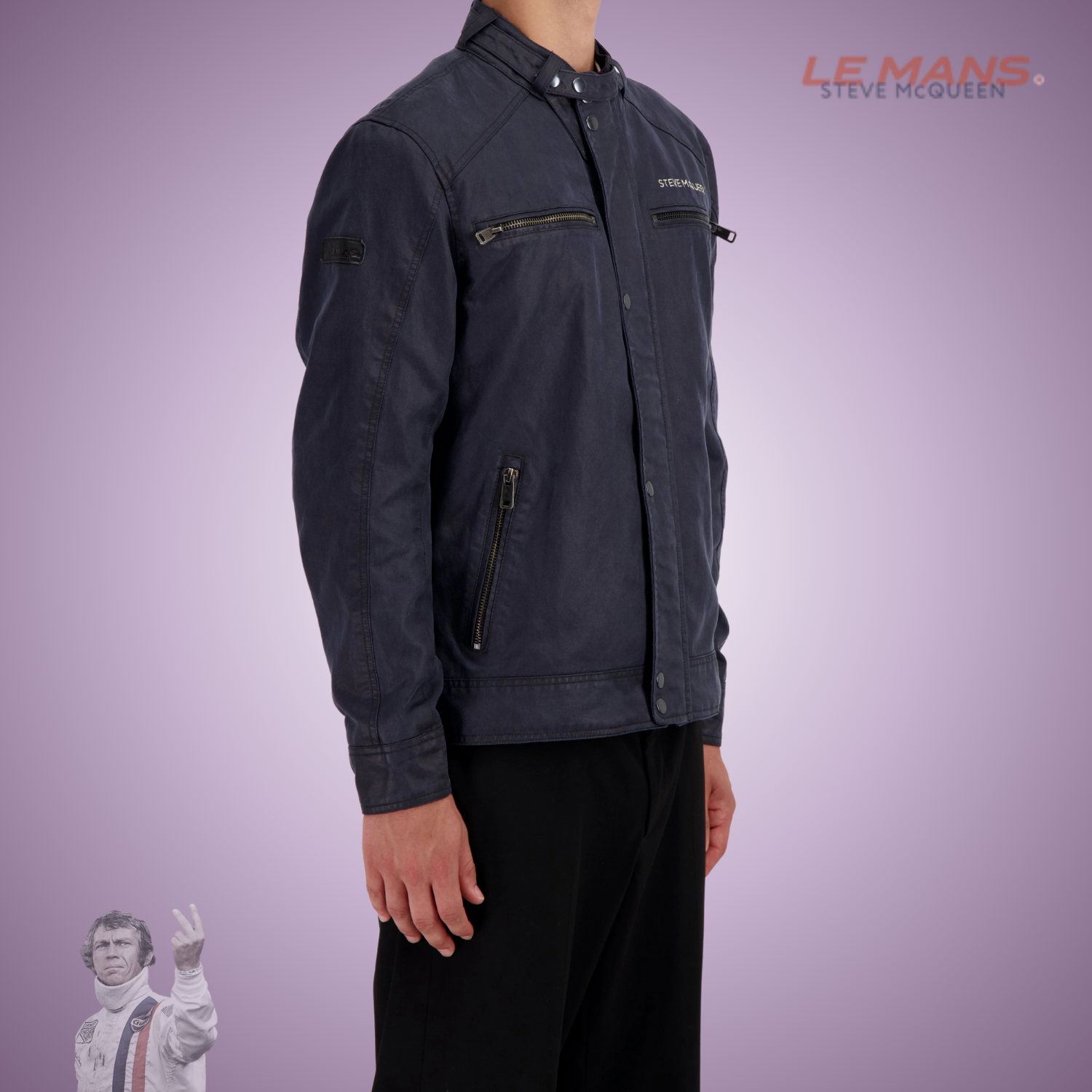 SMQ Veste BIKER Jusqu’au 3XL