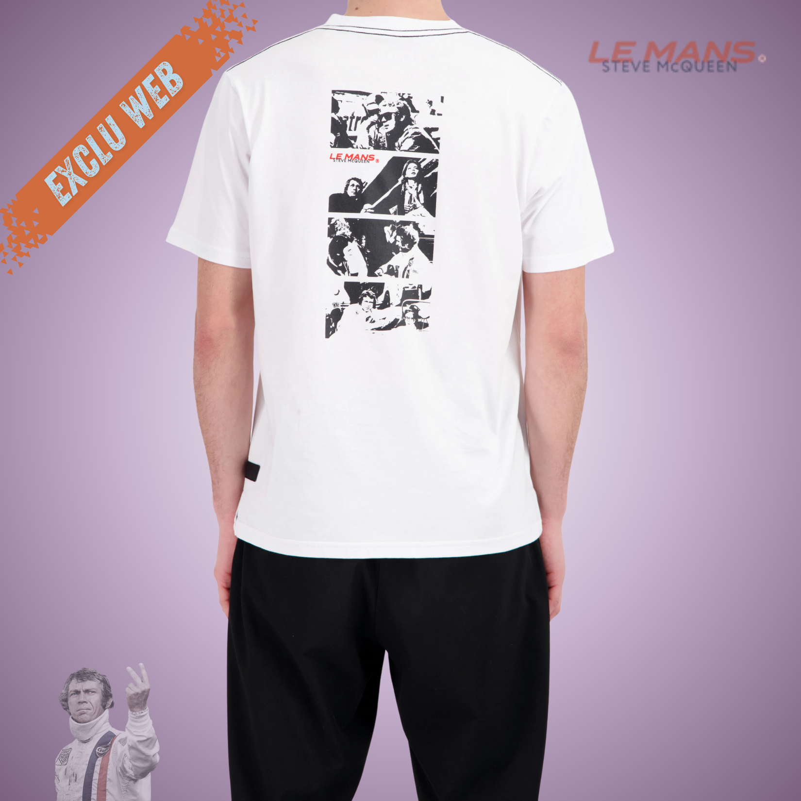 SMQ Tee Shirt MULTI - Blanc