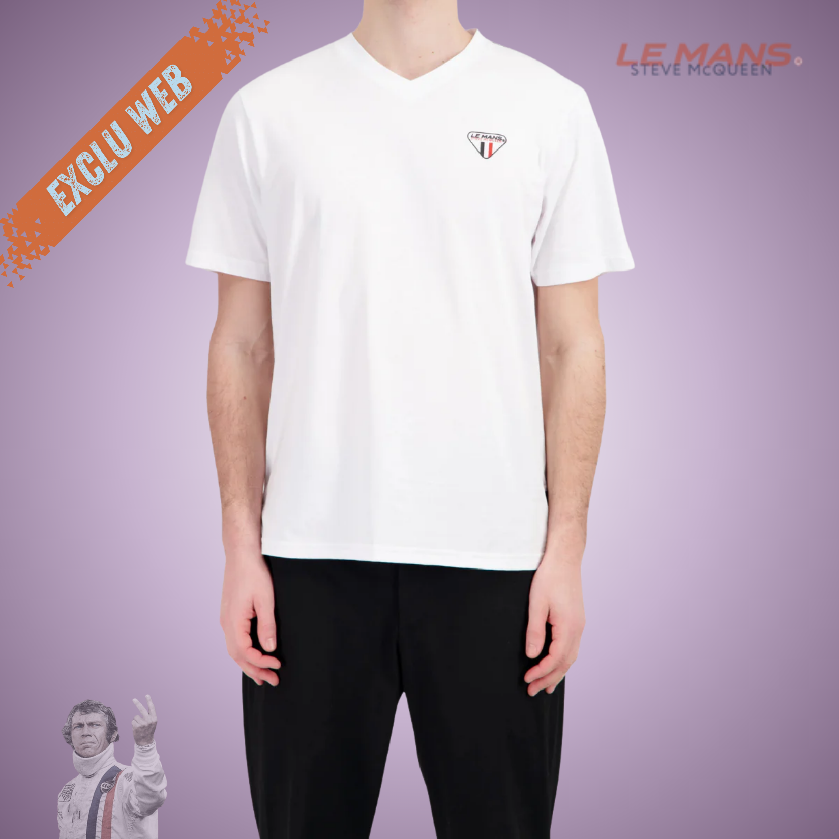 SMQ Tee Shirt MULTI - Blanc