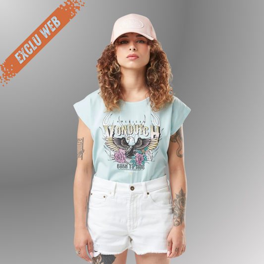 VD T-Shirt Femme EAG - Bleu (Exclu Web)