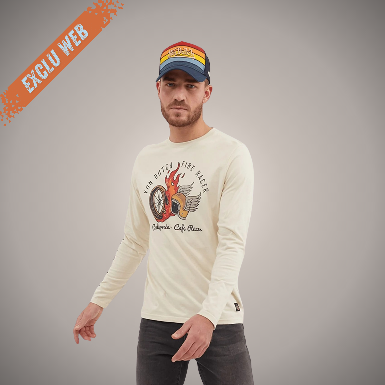 VD T-Shirt Manches Longues FIRE 2 Coloris Dispos (Exclu Web)