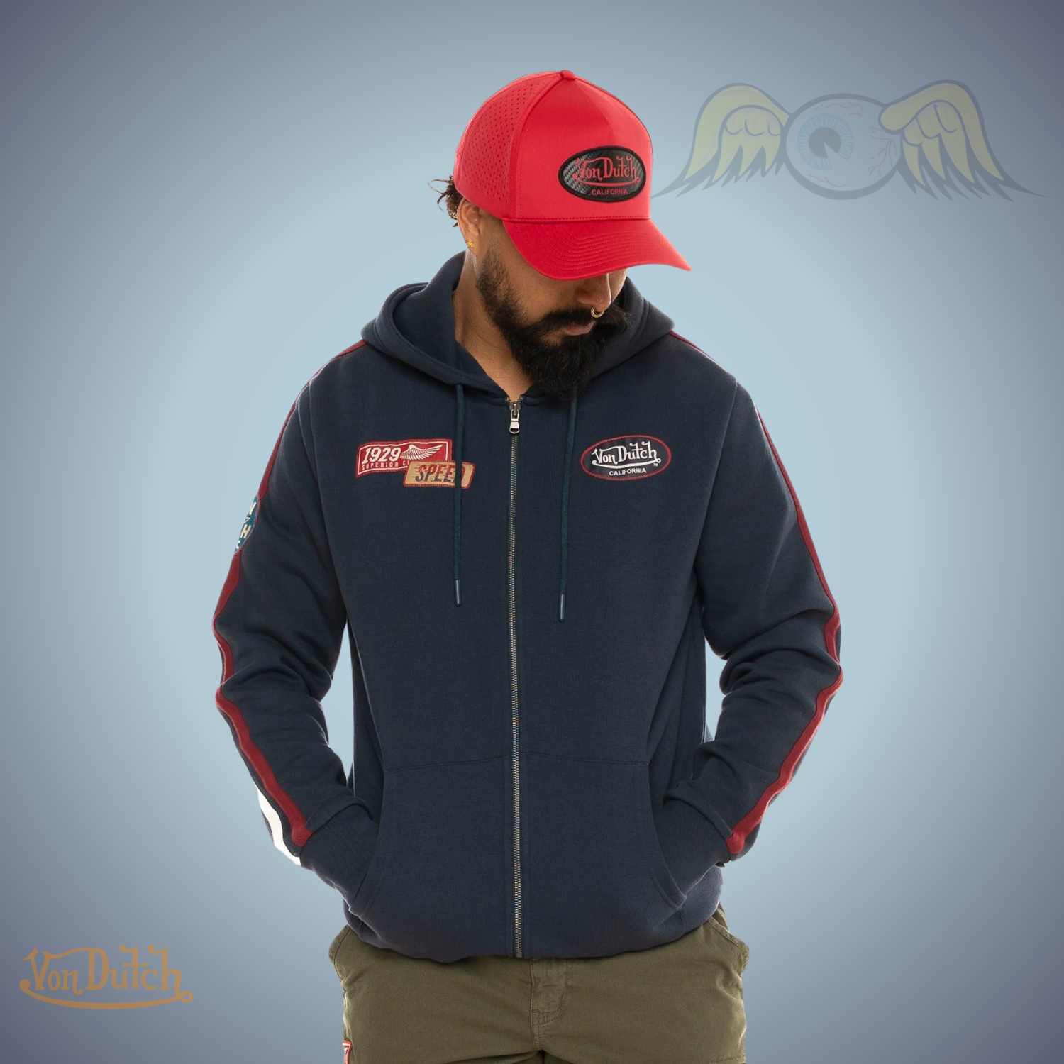 VD Sweat Capuche "Chad" - Navy