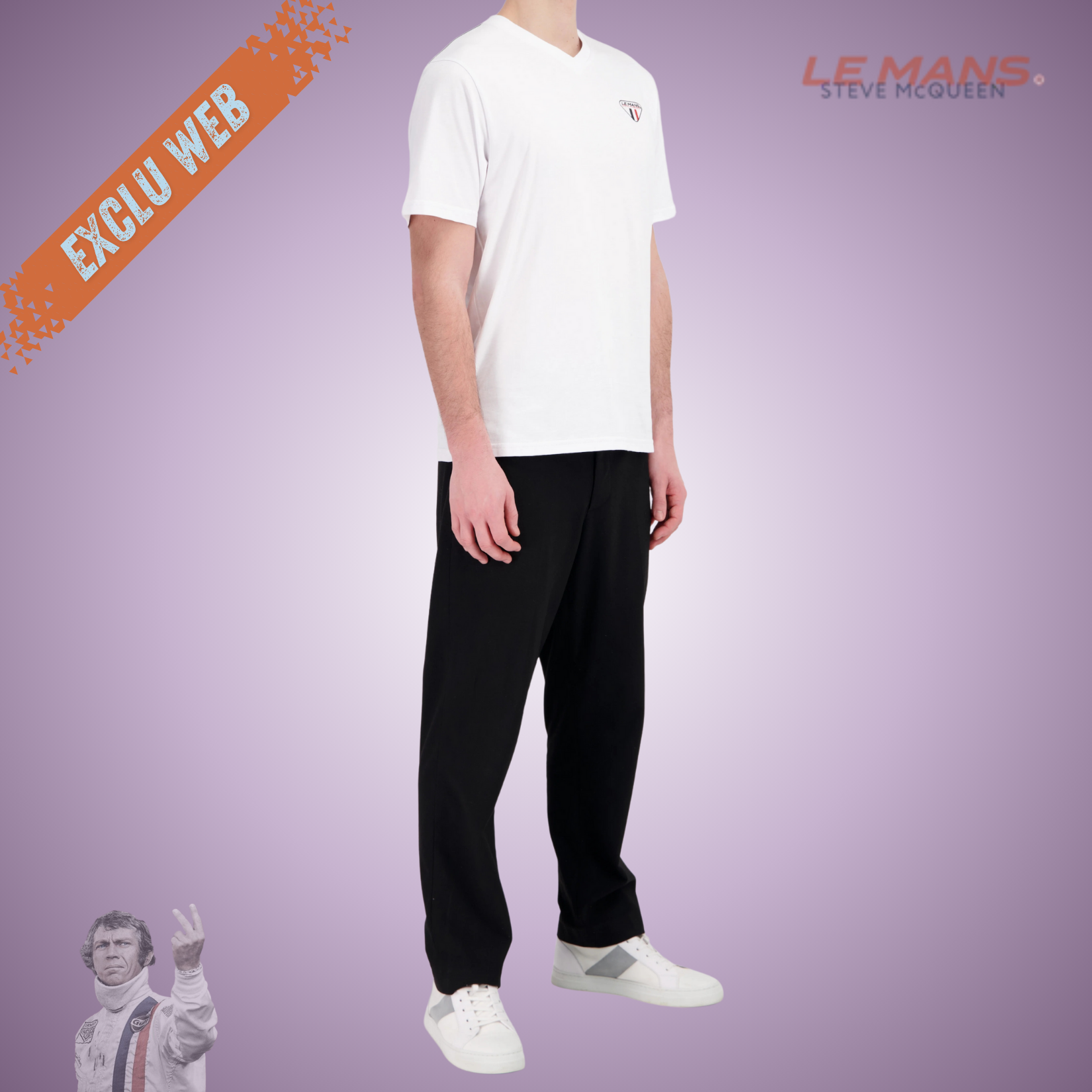 SMQ Tee Shirt MULTI - Blanc